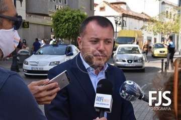 El Cabildo supervisa la finalización de las obras de mejora en la Zona Comercial Abierta de Los Llanos/Francisco Javier Santana.